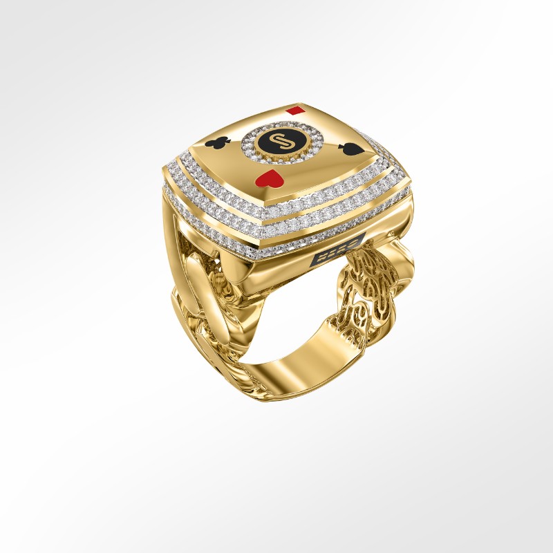 Anillo De Hombre - Monaco Chain NERO 10