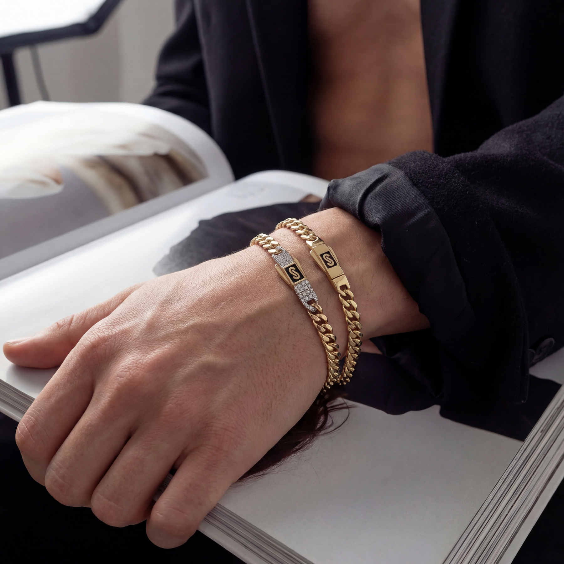 Pulsera De Hombre -Monaco Chain CLASSIC Plain