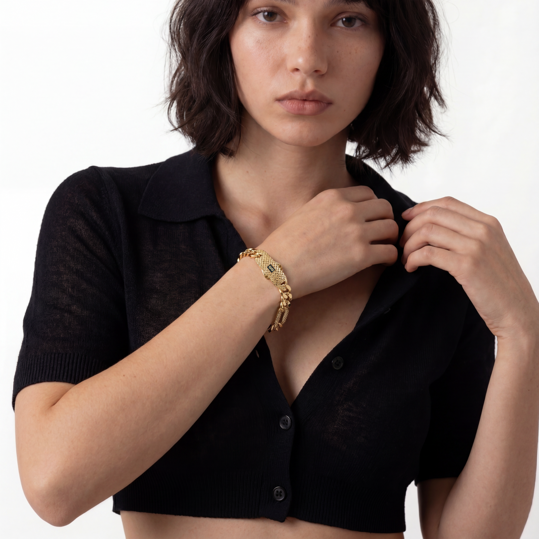 Women's Bracelet - Monaco Chain FIGARO Plain