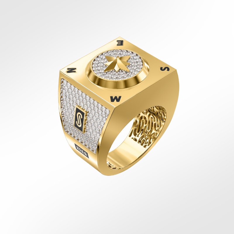 Anillo de Hombre - Monaco Chain NERO 3