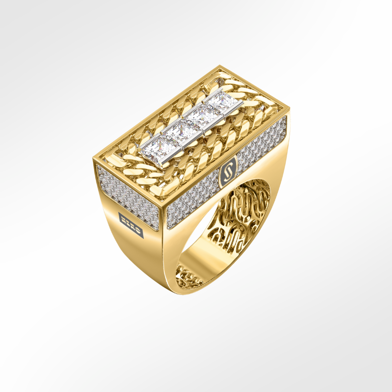 Anillo de Hombre - Monaco Chain NERO 4