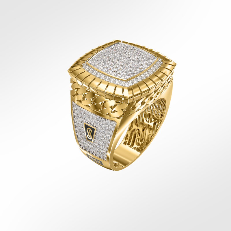 Anillo De Hombre - Monaco Chain NERO 9