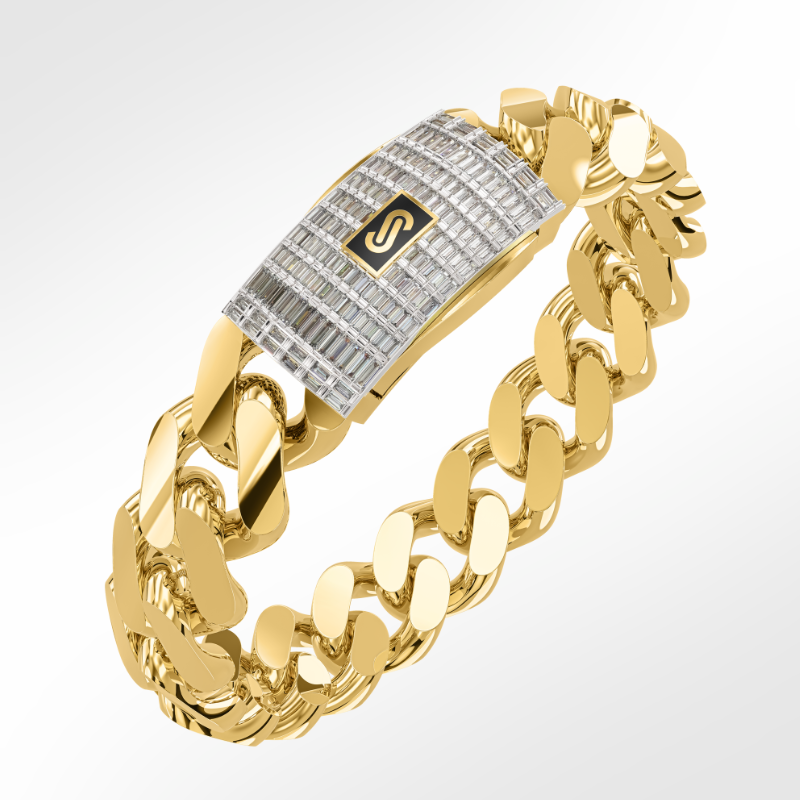 Pulsera De Mujer - Monaco Chain CLASSIC Baguette Lock
