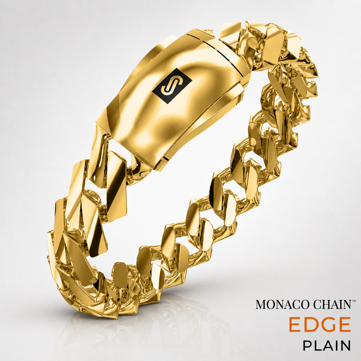 Pulsera De Hombre - Monaco Chain EDGE Plain