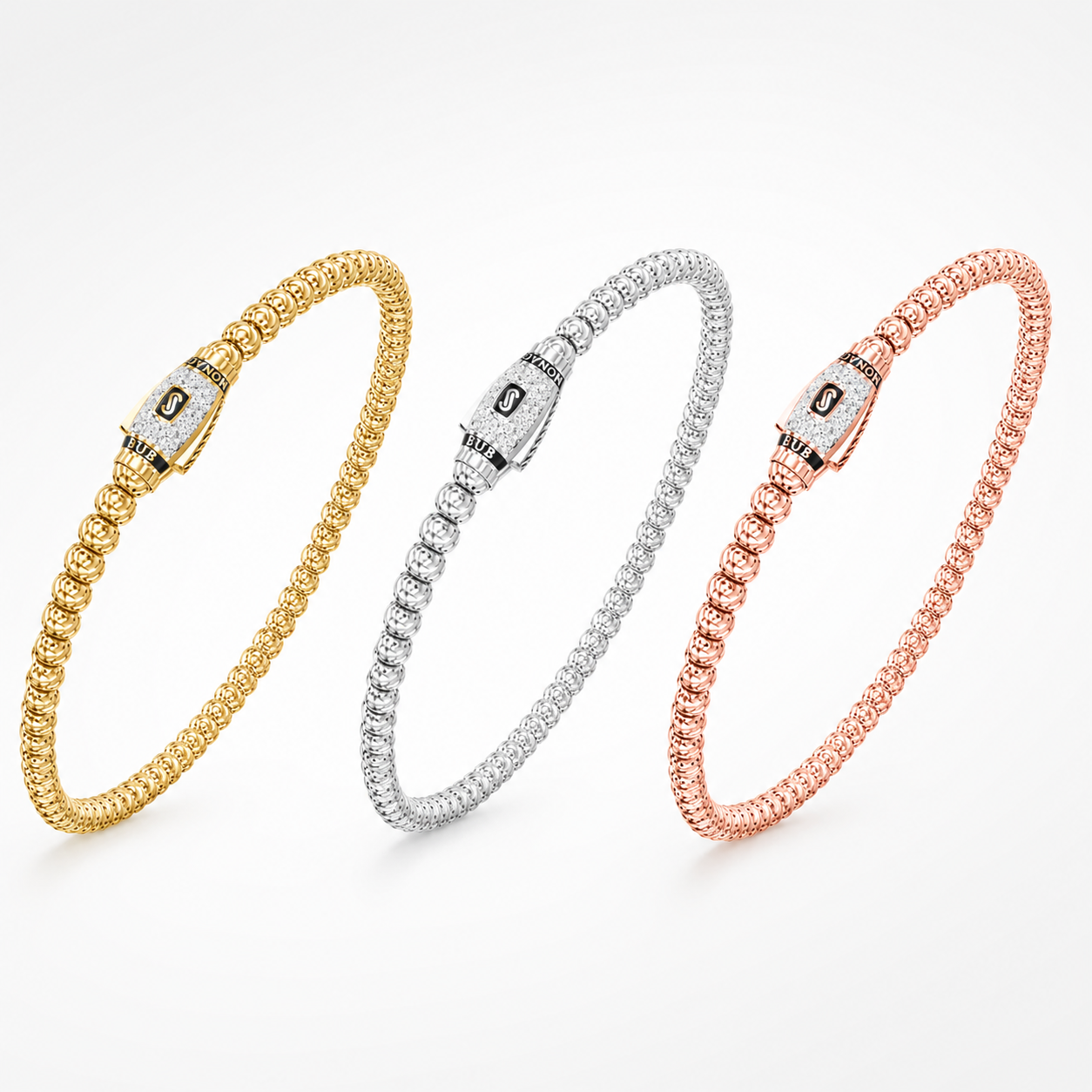 Pulsera de mujer - Monaco Chain BUB con cierre pavé
