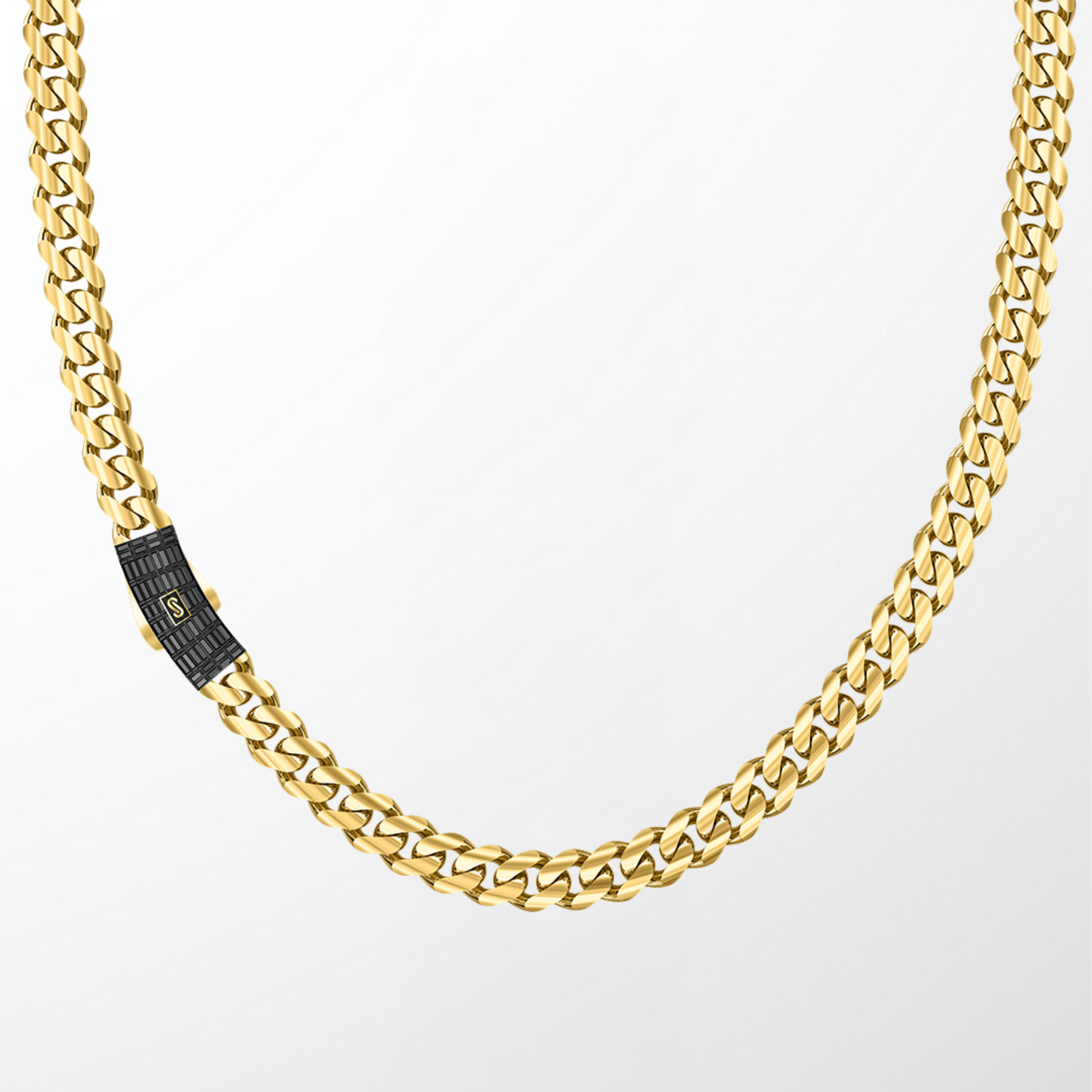 Collar/Gargantilla De Mujer - Monaco Chain CLASSIC Baguette Lock