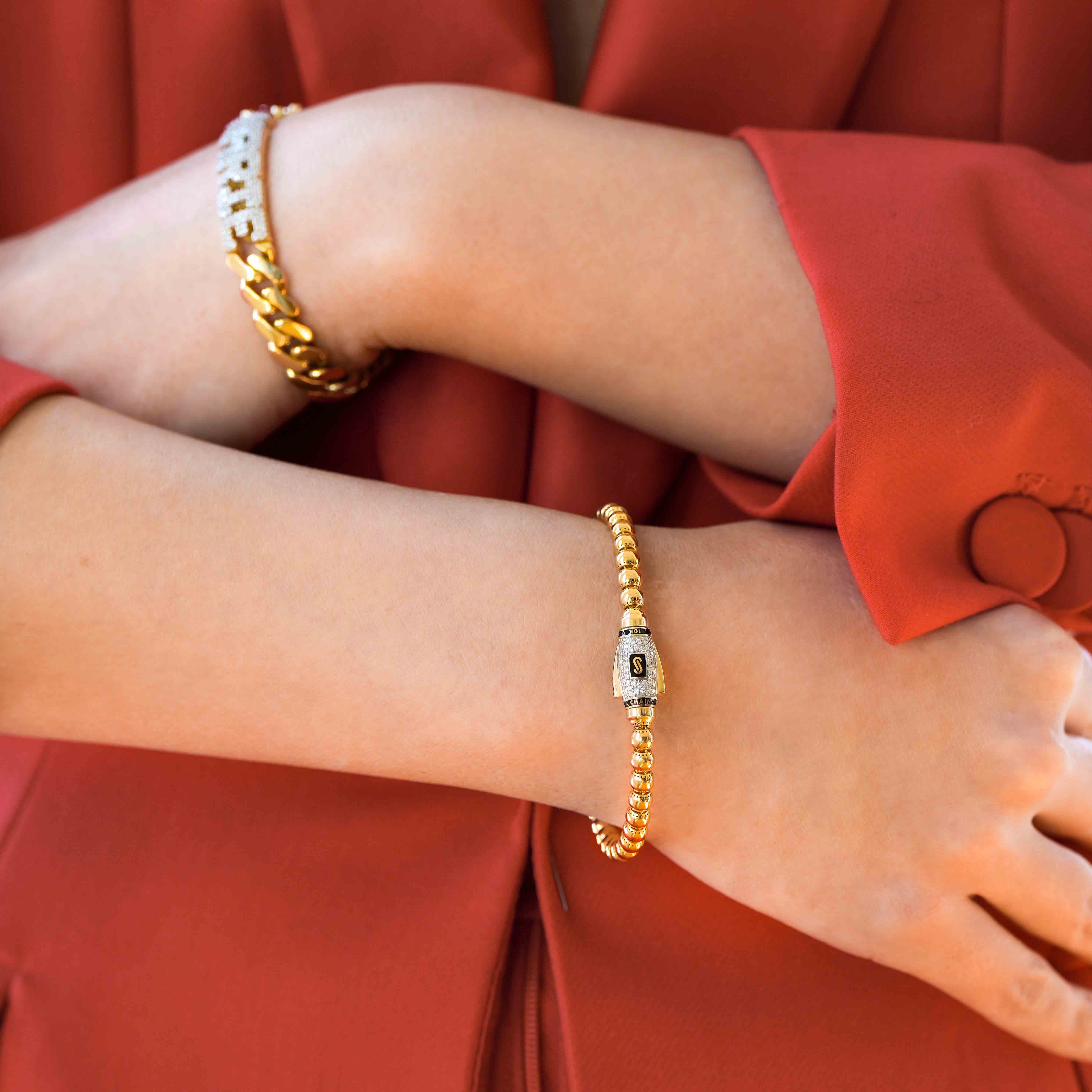 Pulsera de mujer - Monaco Chain BUB con cierre pavé