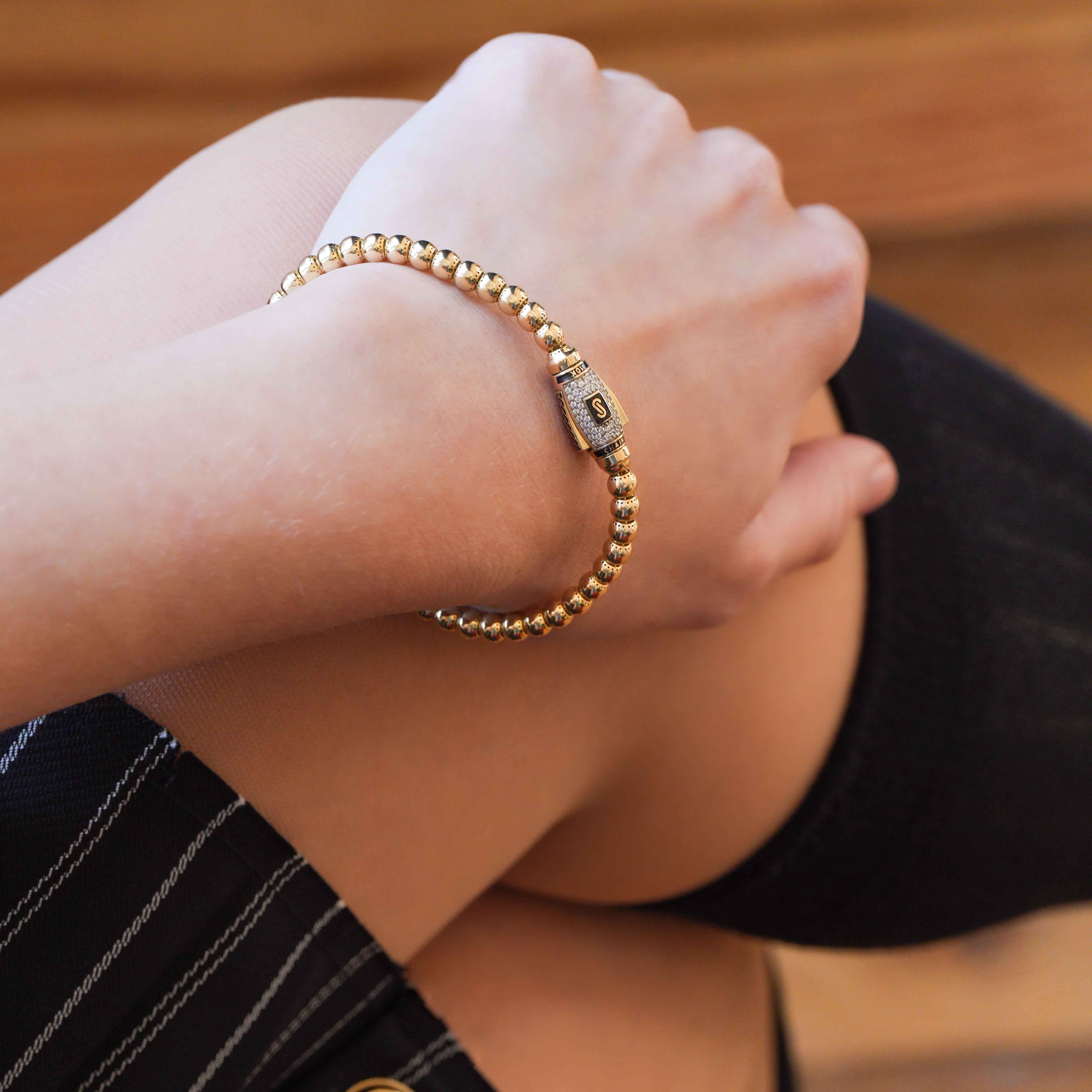 Pulsera de mujer - Monaco Chain BUB con cierre pavé