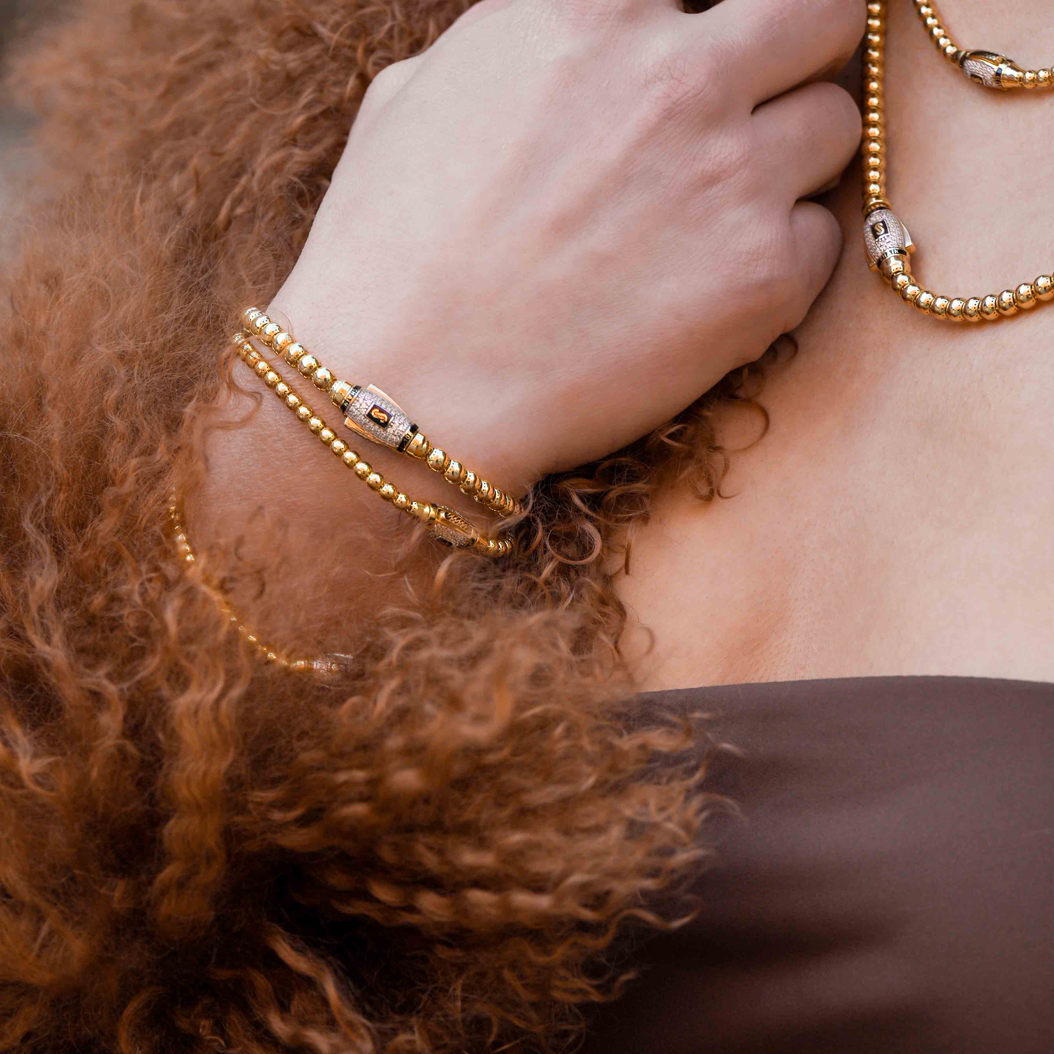 Pulsera de mujer - Monaco Chain BUB con cierre pavé