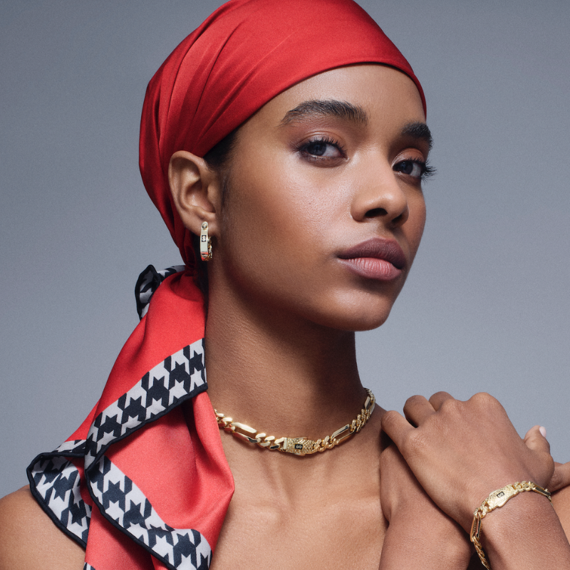 Aretes - Monaco Chain HOOP Plain