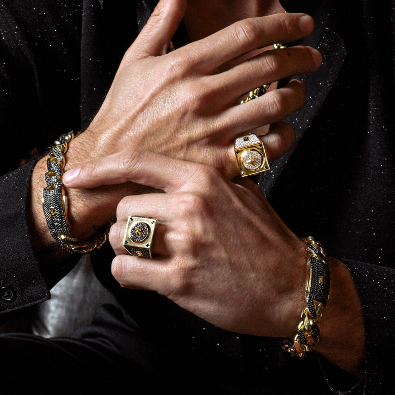 Anillo de Hombre - Monaco Chain NERO 3