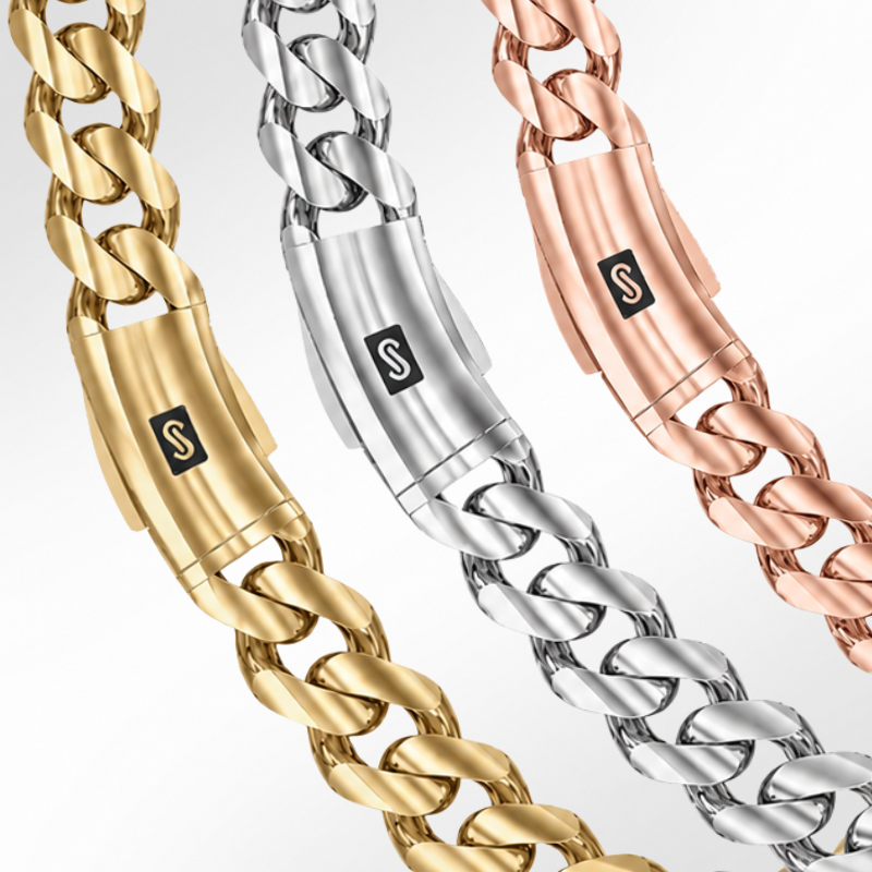 Men's Necklace - Monaco Chain CLASSIC Plain