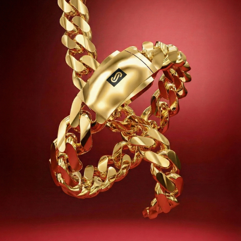 Men's Bracelet - Monaco Chain CLASSIC Plain