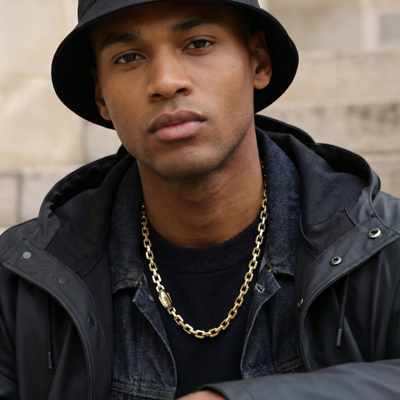 Collar De Hombre- Monaco Chain CAVO Plain