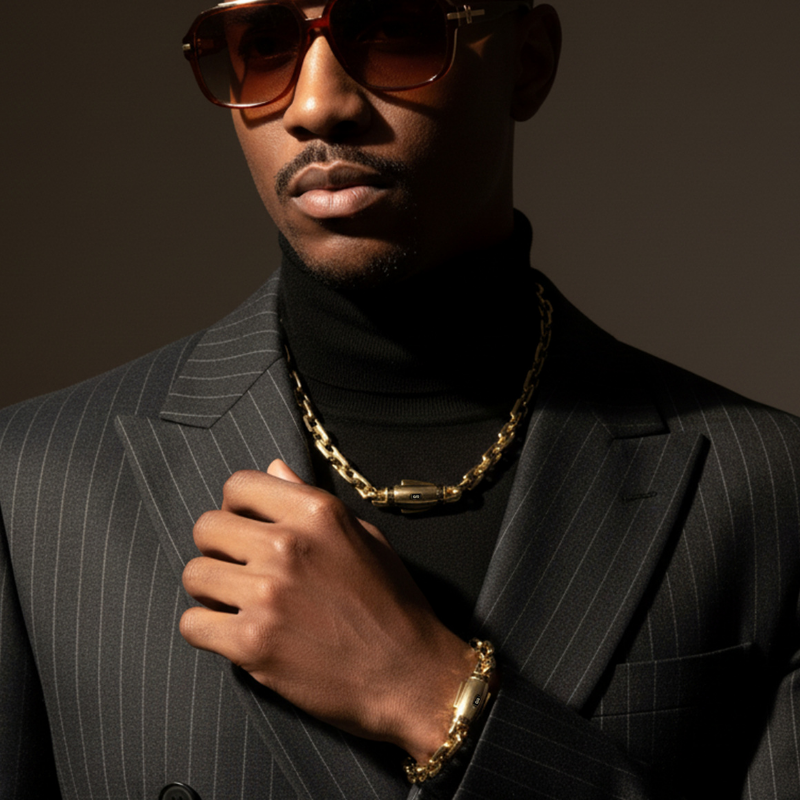 Collar De Hombre- Monaco Chain CAVO Plain