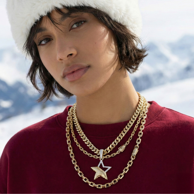 Cadena De Mujer/Choker - Monaco Chain CAVO Plain