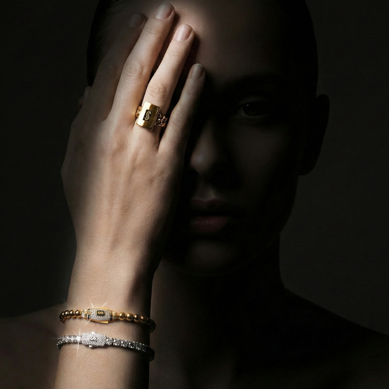 Pulsera de mujer - Monaco Chain BUB con cierre pavé