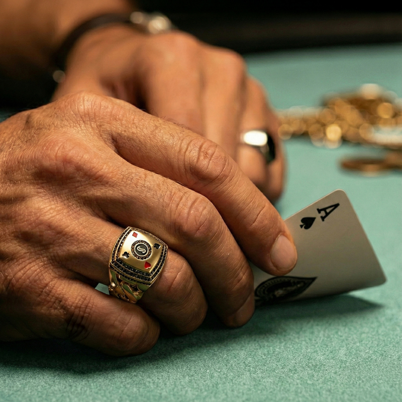 Men's Ring - Monaco Chain NERO 10