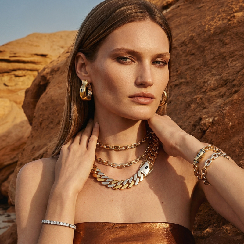 Women's Bracelet - Monaco Chain CAVO Plain