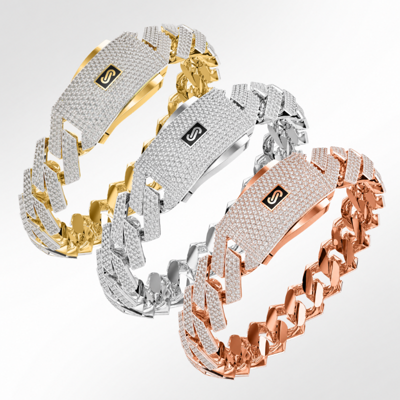 Pulsera De Hombre - Monaco Chain EDGE Swarovski
