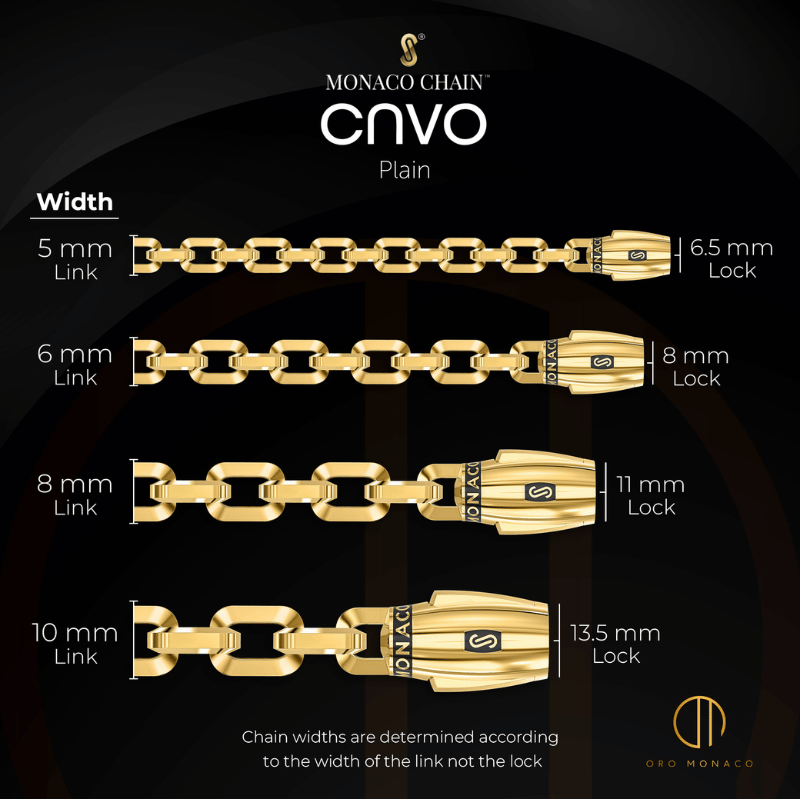 Collar De Hombre- Monaco Chain CAVO Plain