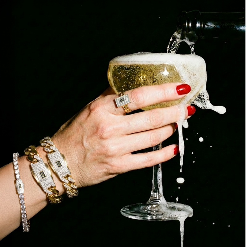 Women's Bracelet - Monaco Chain CLASSIC Pavé Lock