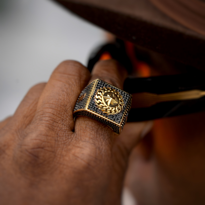 Anillo de Hombre - Monaco Chain NERO 6