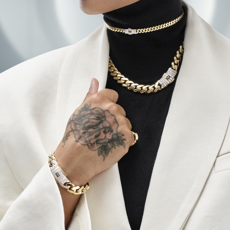 Pulsera De Mujer - Monaco Chain CLASSIC Baguette Lock