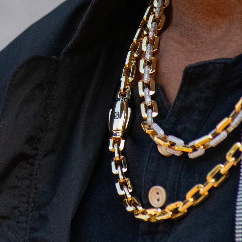 Collar De Hombre- Monaco Chain CAVO Plain