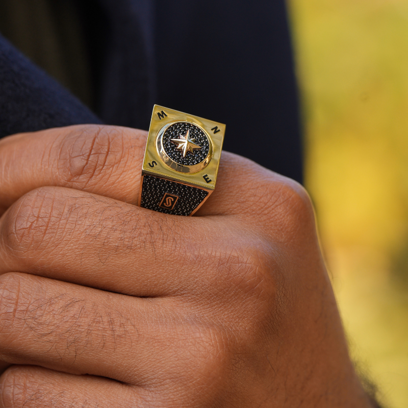 Anillo de Hombre - Monaco Chain NERO 3