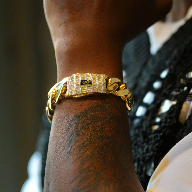 Pulsera De Hombre - Monaco Chain CLASSIC Baguette Lock