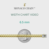 Women's Bracelet - Monaco Chain EDGE Baguette Lock