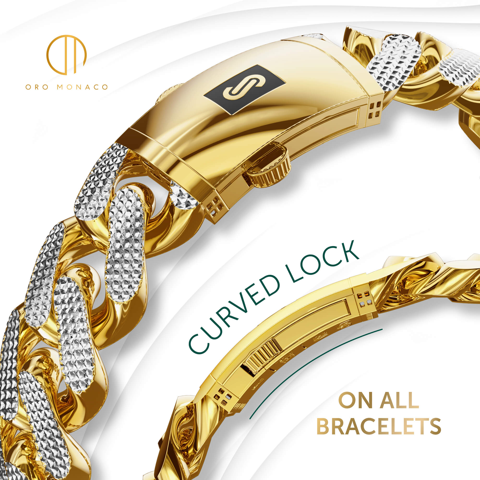 Pulsera De Mujer - Monaco Chain CLASSIC Diamond Cut