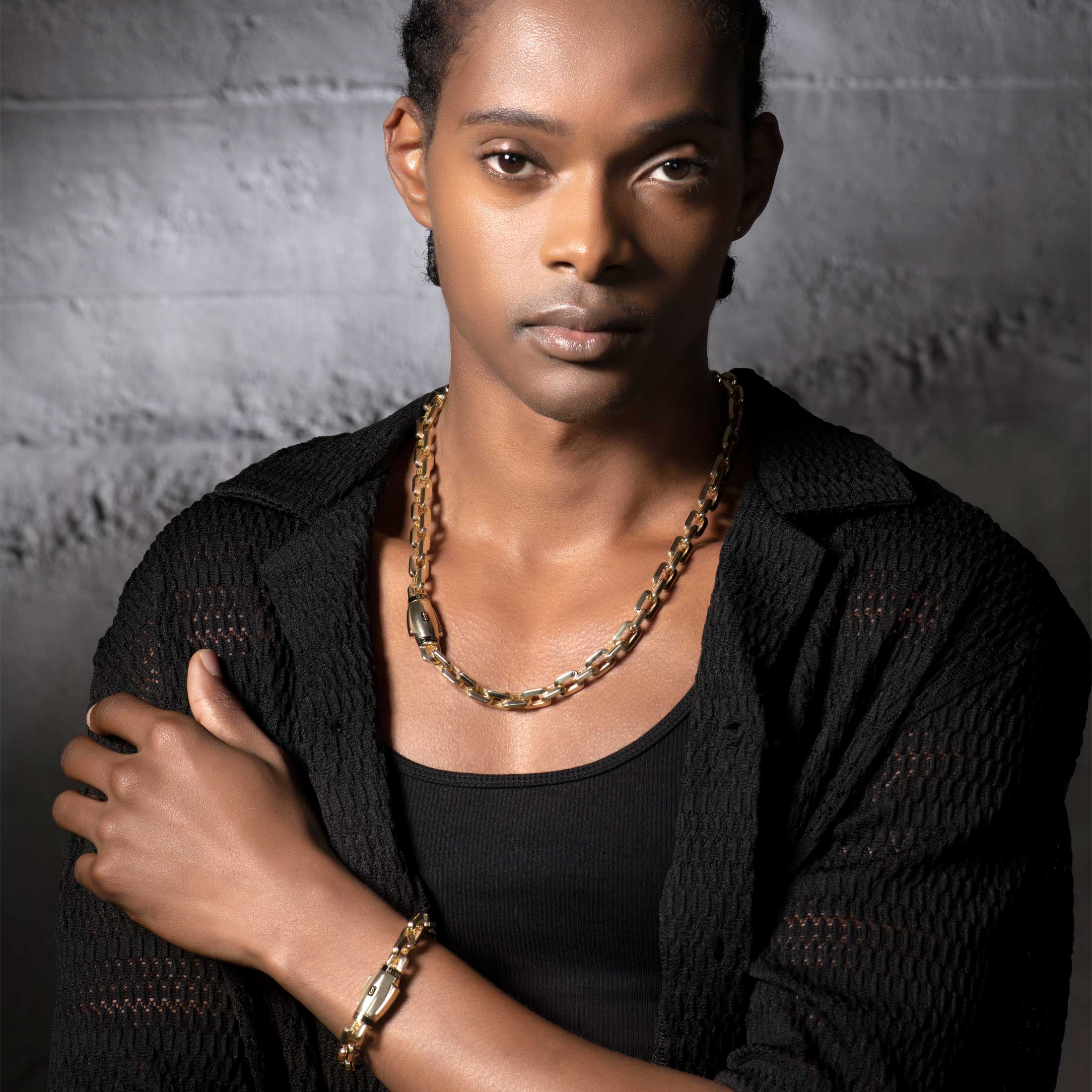 Collar De Hombre- Monaco Chain CAVO Plain