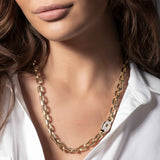 Women's Necklace/Choker - Monaco Chain CAVO Pavé Lock