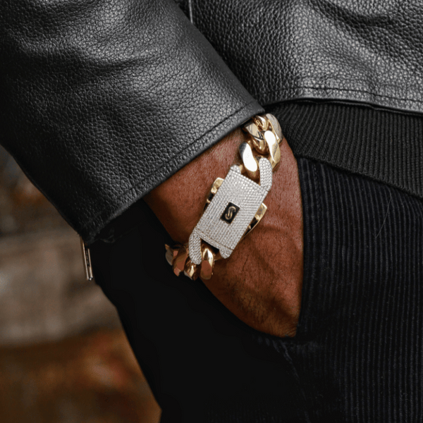 most popular men's gold chain bracelets