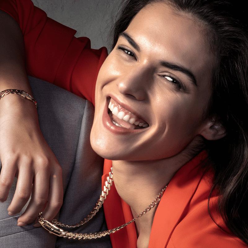 Monaco Chain Edge Women's Necklaces | Oro Monaco
