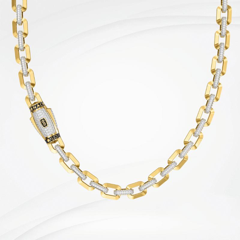 Monaco chain cavo alternate necklaces