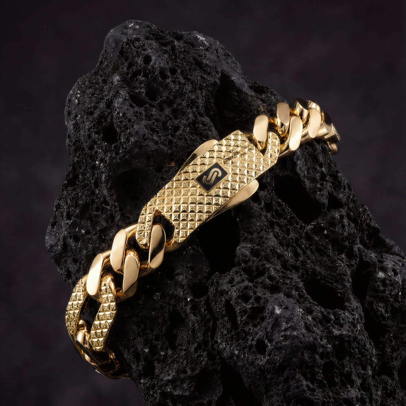 Women's Bracelet- Monaco Chain FIGARO Alternate Flex