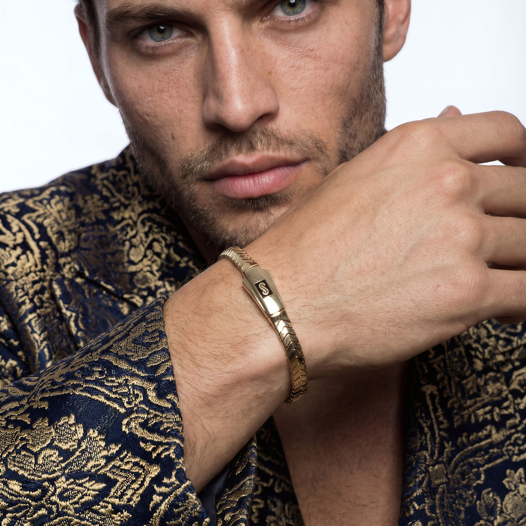 Men's Bracelet- Monaco Chain MERM Plain