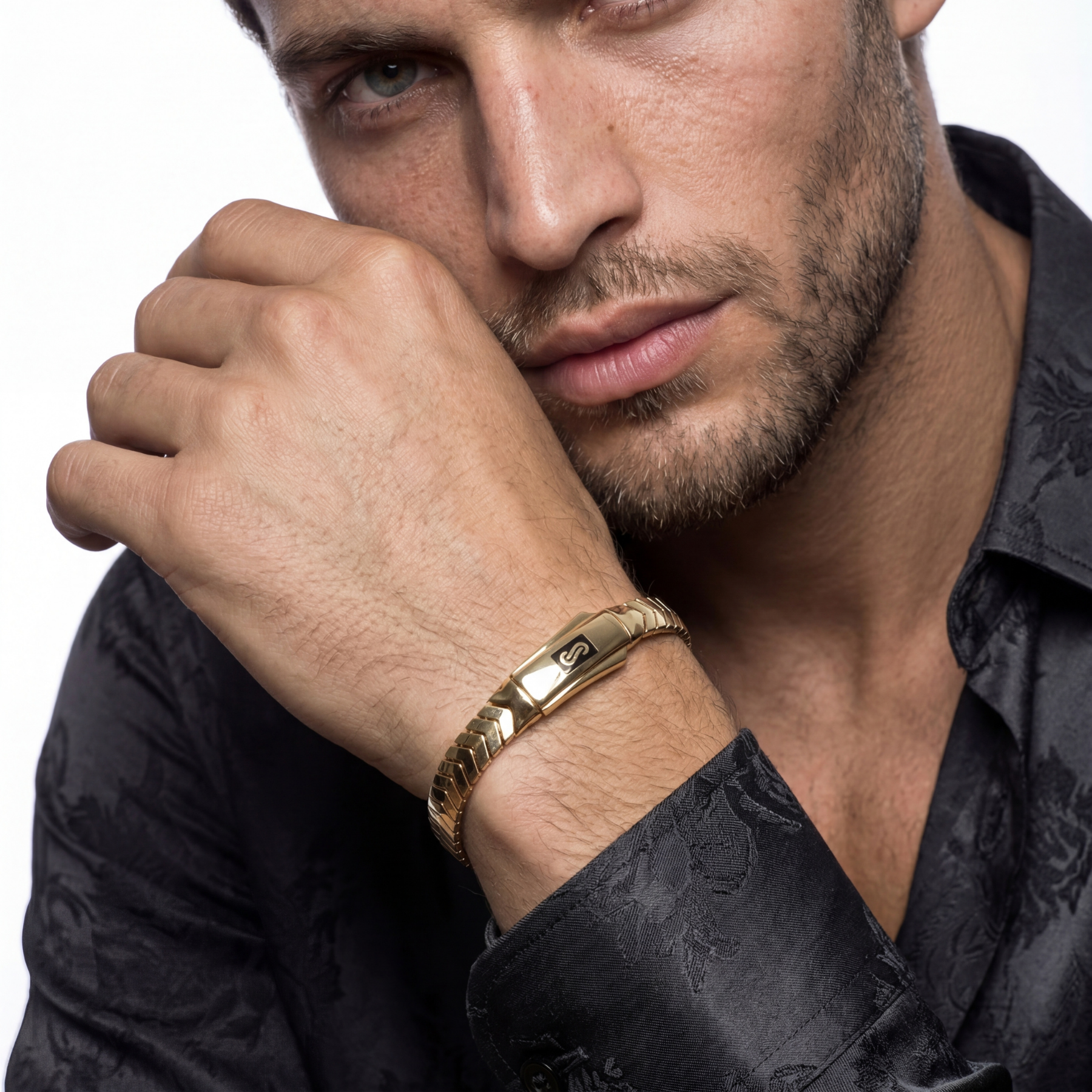 Men's Bracelet- Monaco Chain MERM Plain