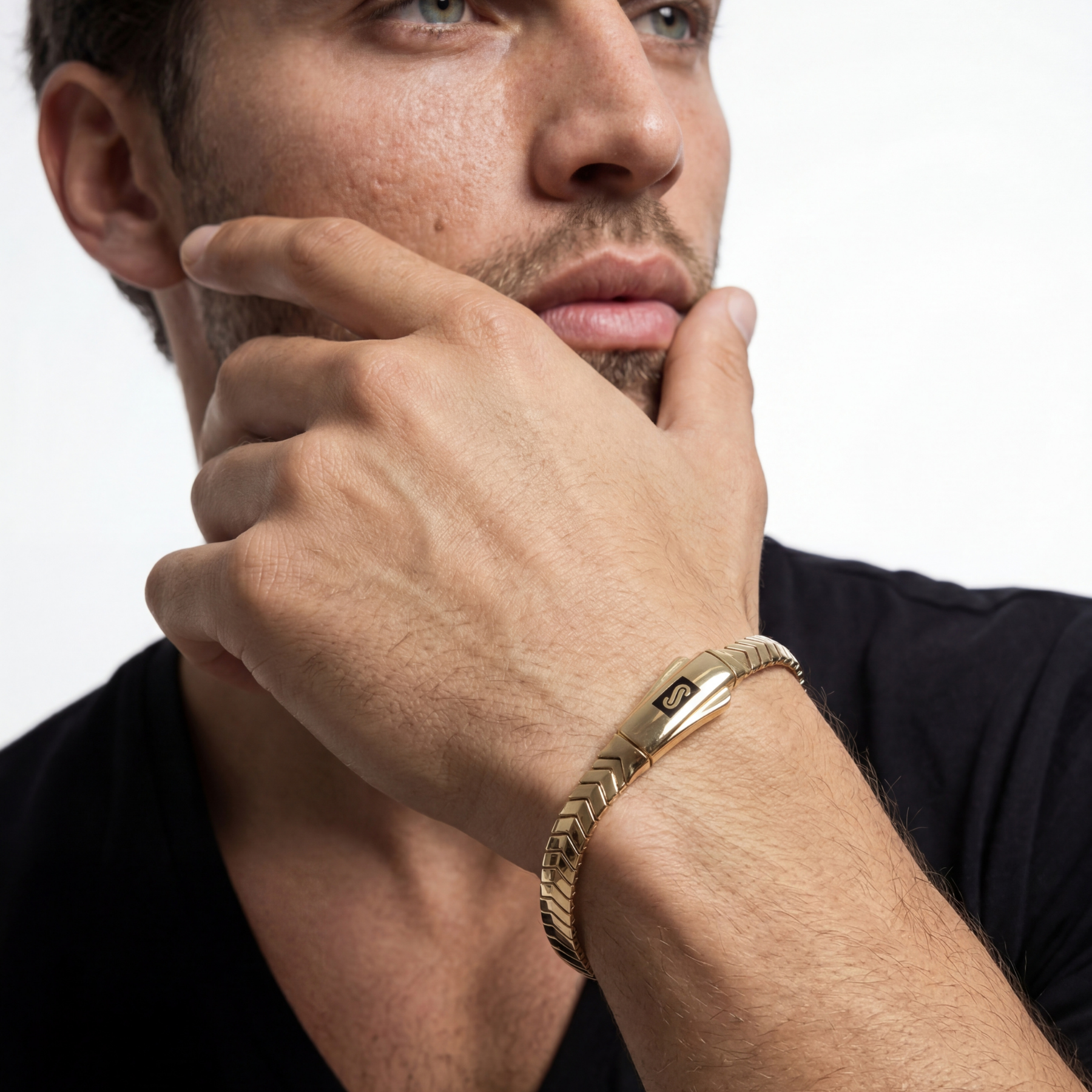 Men's Bracelet- Monaco Chain MERM Plain