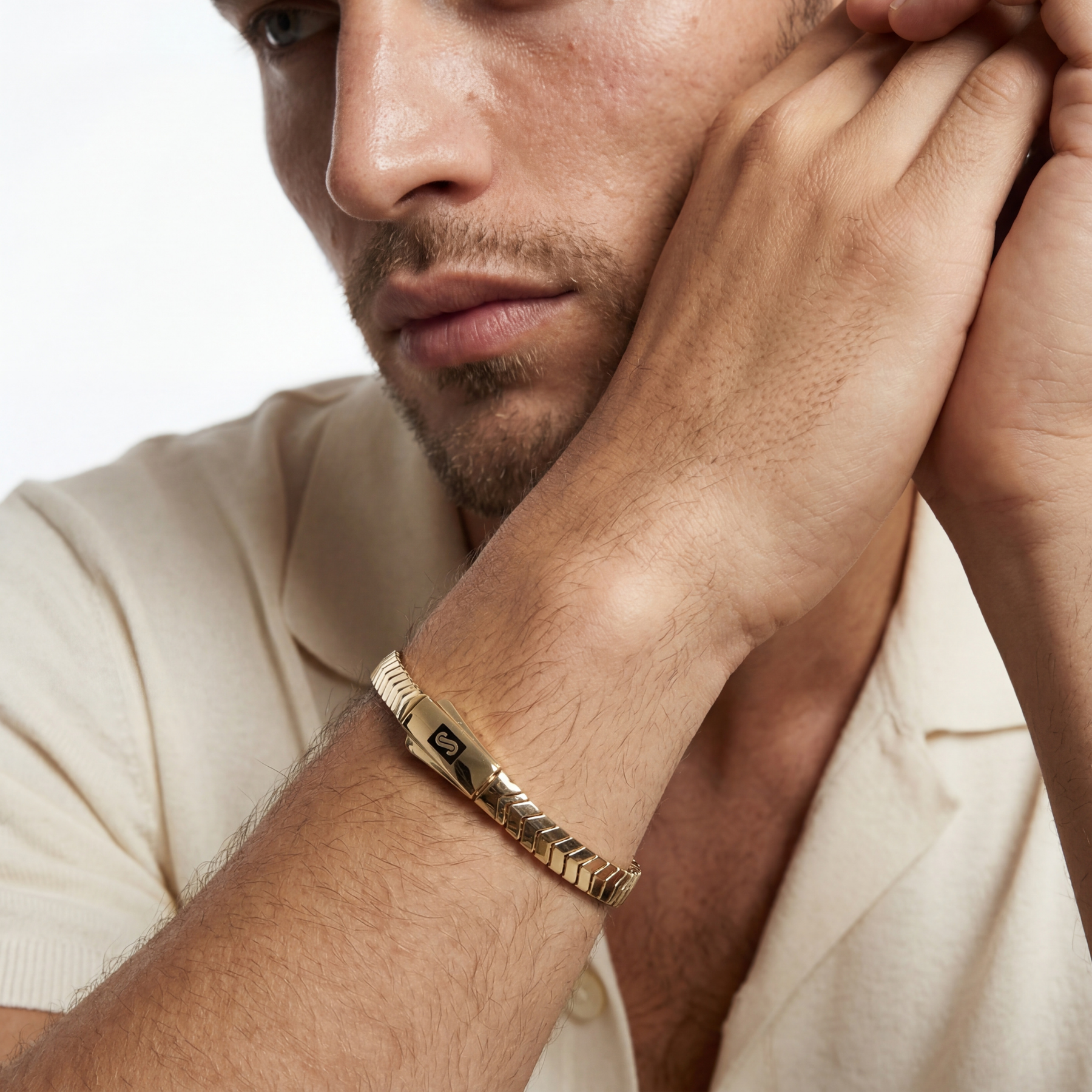 Men's Bracelet- Monaco Chain MERM Plain