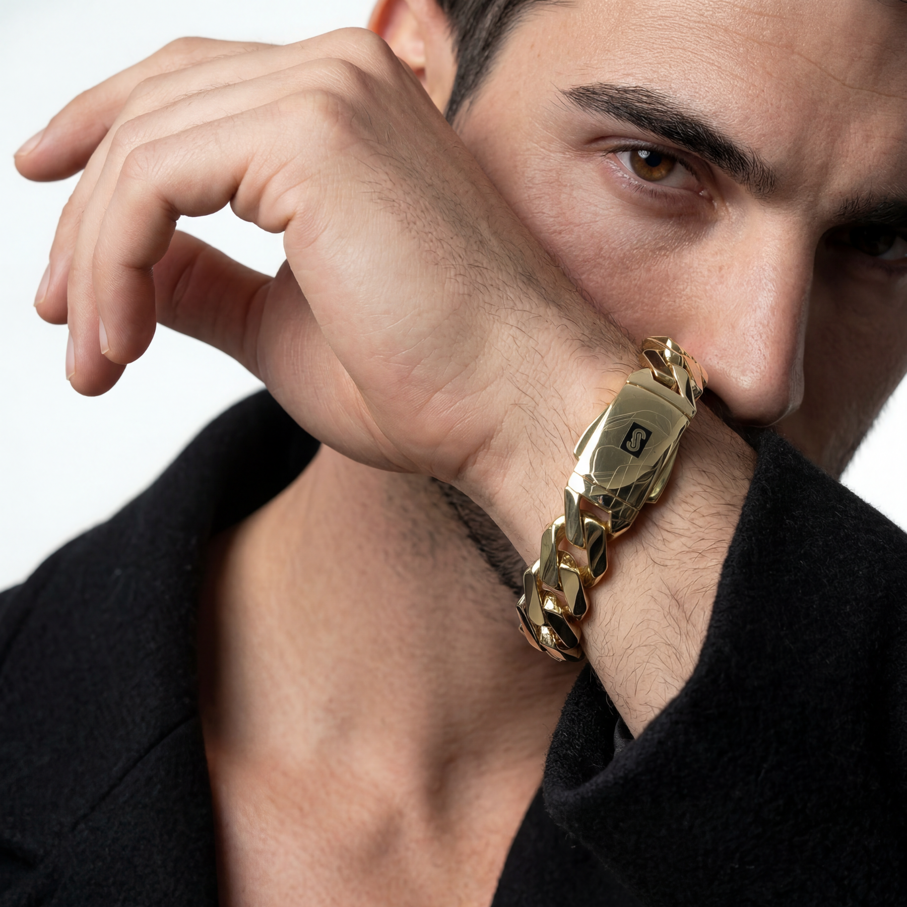 Men's Bracelet - Monaco Chain EDGE Plain
