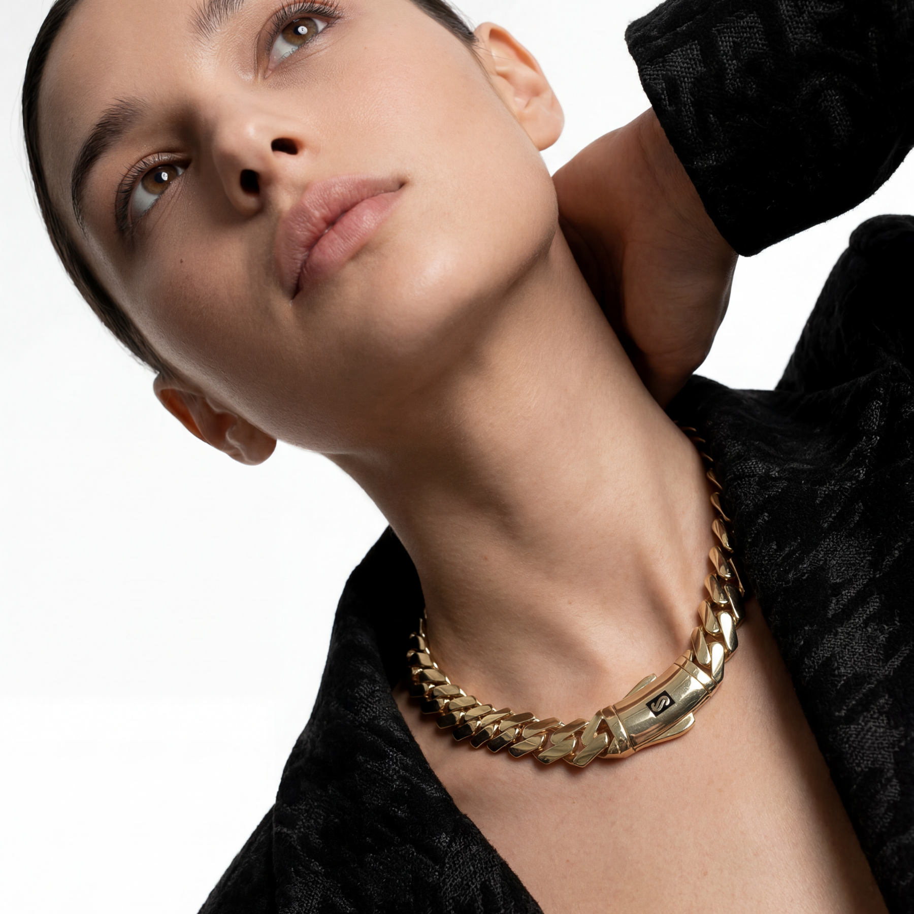 Collar/Gargantilla Para Mujer -Monaco Chain EDGE Plain