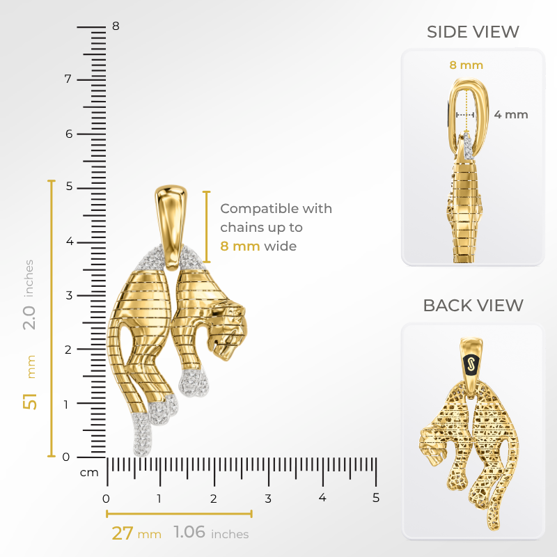 Monaco Chain - Charm 10