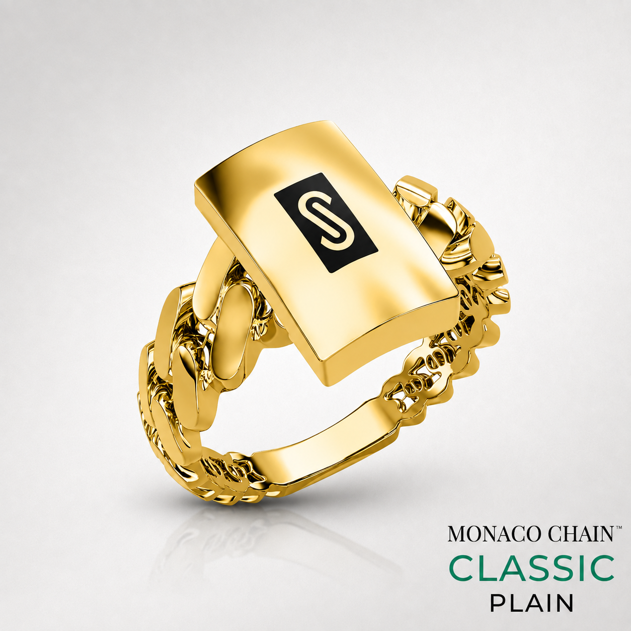 Anillo De Mujer - Monaco Chain CLASSIC Plain