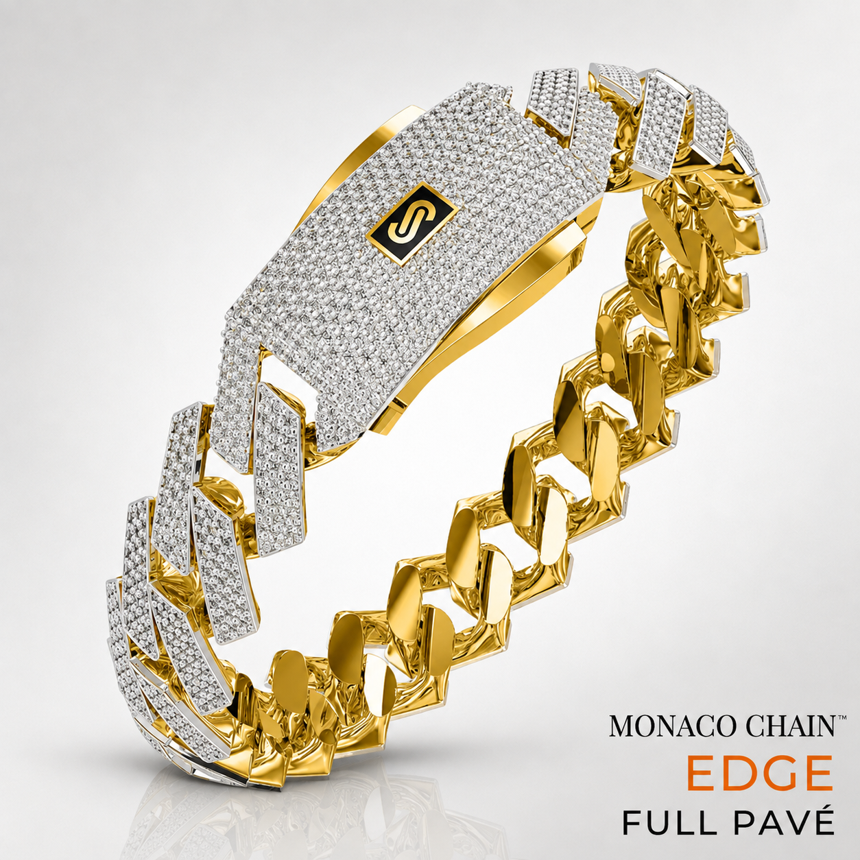 Pulsera De Hombre - Monaco Chain EDGE Swarovski