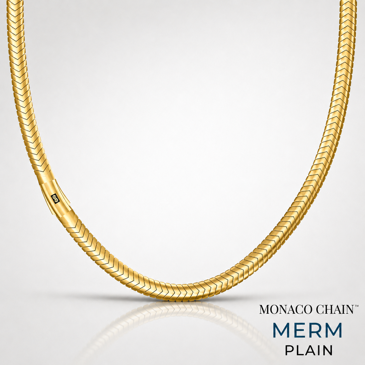 Men's Necklace - Monaco Chain MERM Plain