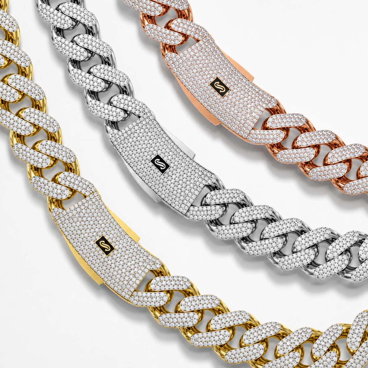 Collar de hombre - Monaco Chain CLASSIC Swarovski